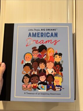 American Dreams Little People, Big Dreams Hardcover - Light Blue